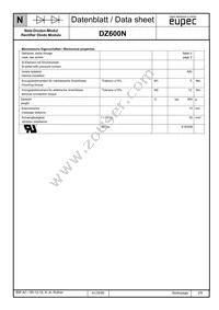 DZ600N14KHQSA2 Datasheet Page 2