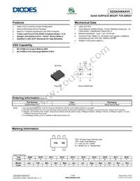 DZQA5V6AXV5-7 Datasheet Cover