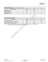 DZT5551-13 Datasheet Page 2