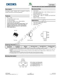 DZTA42Q-13 Datasheet Cover