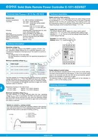 E-1071-623-DC24V-0.1A...3.1A Datasheet Page 2