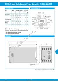 E-1071-623-DC24V-0.1A...3.1A Datasheet Page 3