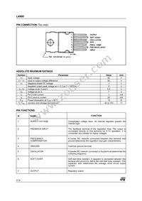 E-L4960 Datasheet Page 2