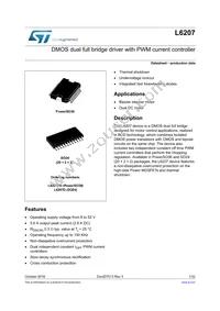 E-L6207D013TR Datasheet Cover
