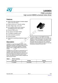 E-L6258EA Datasheet Cover