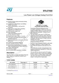 E-STLC7550TQF7 Datasheet Cover