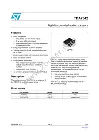 E-TDA7342NTR Datasheet Cover