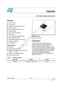 E-TDA7402TR Datasheet Cover