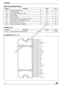 E-TDA7562 Datasheet Page 2