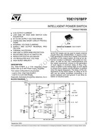 E-TDE1707BFP Datasheet Cover