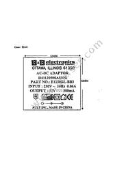 E1250BL-BB3 Datasheet Page 7