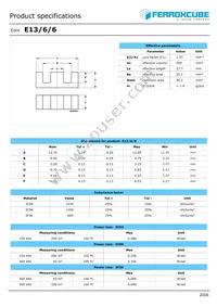 E13/6/6-3F36-G200 Datasheet Cover