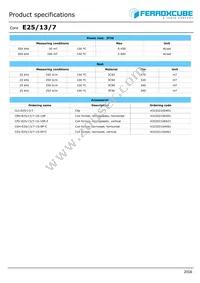 E25/13/7-3F36-G200 Datasheet Page 2