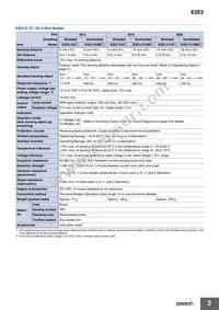 E2E2-X10C1 5M Datasheet Page 3