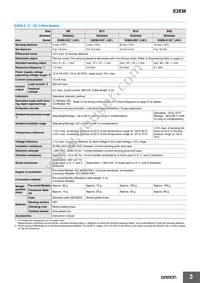 E2EM-X30MX1-M1J 0.3M Datasheet Page 3