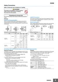 E2EM-X30MX1-M1J 0.3M Datasheet Page 6