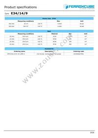 E34/14/9-3F36-G200 Datasheet Page 2