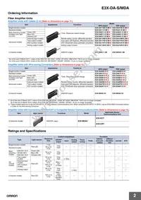 E3X-DA41-S 5M Datasheet Page 2