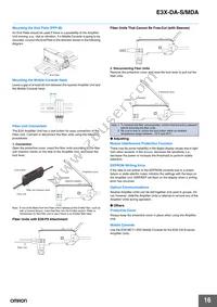 E3X-DA41-S 5M Datasheet Page 16