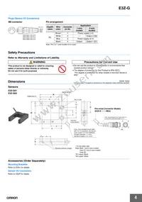 E3Z-G82-M3J Datasheet Page 4
