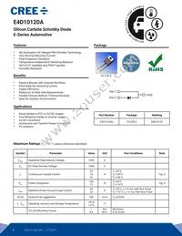 E4D10120A Datasheet Cover