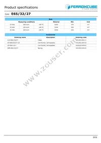 E65/32/27-3C95-G2000 Datasheet Page 2