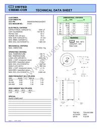 E80D630VNN332AQ50T Datasheet Cover