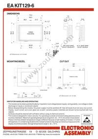 EA 0FP129-6SW Datasheet Page 20