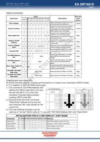 EA DIP162J-DN3LW Datasheet Page 3