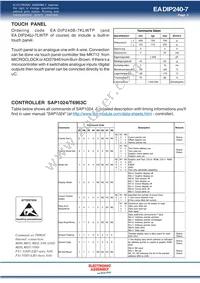 EA DIP240B-7KLWT Datasheet Page 3