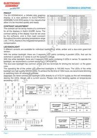 EA DOGM240S-6 Datasheet Page 2