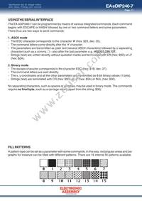 EA EDIP240B-7LW Datasheet Page 17
