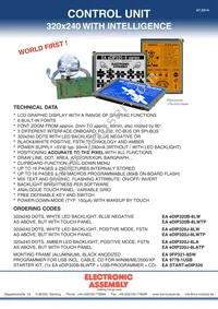 EA EDIP320J-8LWTP Datasheet Cover