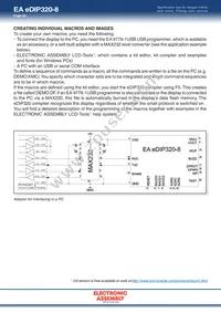 EA EDIP320J-8LWTP Datasheet Page 20