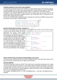 EA EDIP320J-8LWTP Datasheet Page 21