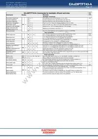 EA EDIPTFT43-A Datasheet Page 17