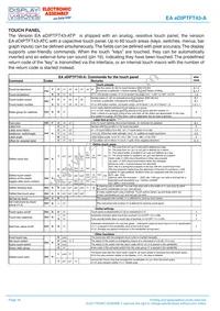 EA EDIPTFT43-ATC Datasheet Page 18