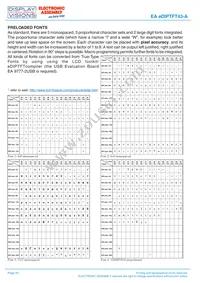 EA EDIPTFT43-ATC Datasheet Page 20