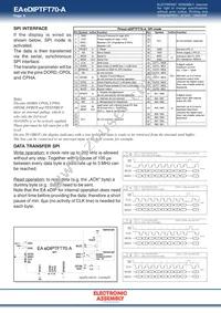 EA EDIPTFT70-A Datasheet Page 6