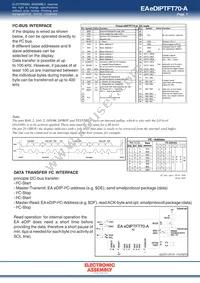 EA EDIPTFT70-A Datasheet Page 7