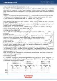 EA EDIPTFT70-A Datasheet Page 8