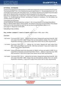 EA EDIPTFT70-A Datasheet Page 9