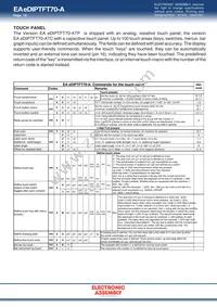 EA EDIPTFT70-A Datasheet Page 18
