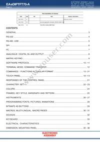 EA EDIPTFT70-ATC Datasheet Page 2
