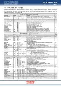 EA EDIPTFT70-ATC Datasheet Page 13