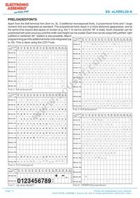 EA ELABEL20-A Datasheet Page 12