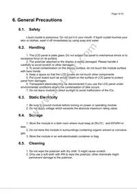 EA-LCD-012 Datasheet Page 17