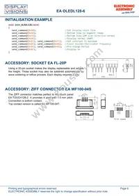 EA OLEDL128-6GGA Datasheet Page 6