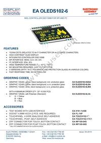 EA OLEDS102-6GGA Datasheet Cover