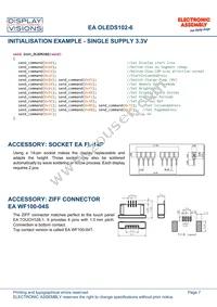 EA OLEDS102-6GGA Datasheet Page 7